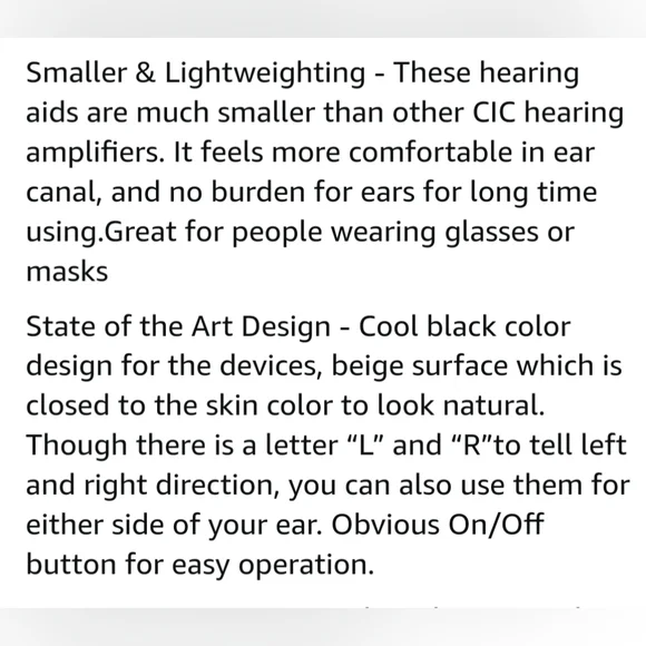 iBstone Rechargable Hearing Amplifier, almost NWT - Picture 8 of 11